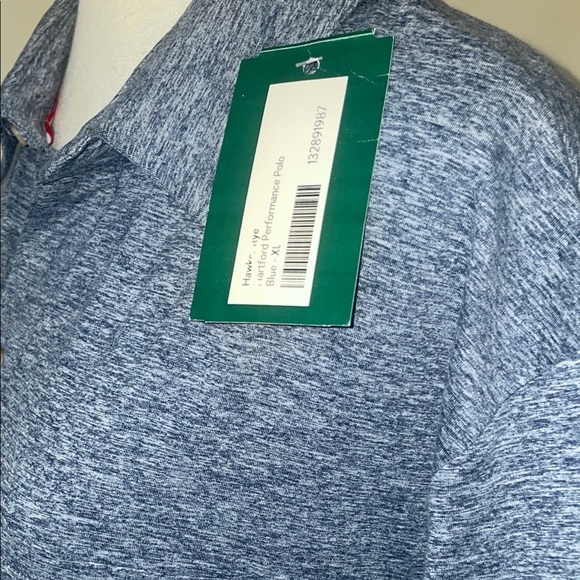 Hawker Rye Blue Performance Polo Shirt - Picture 4 of 5